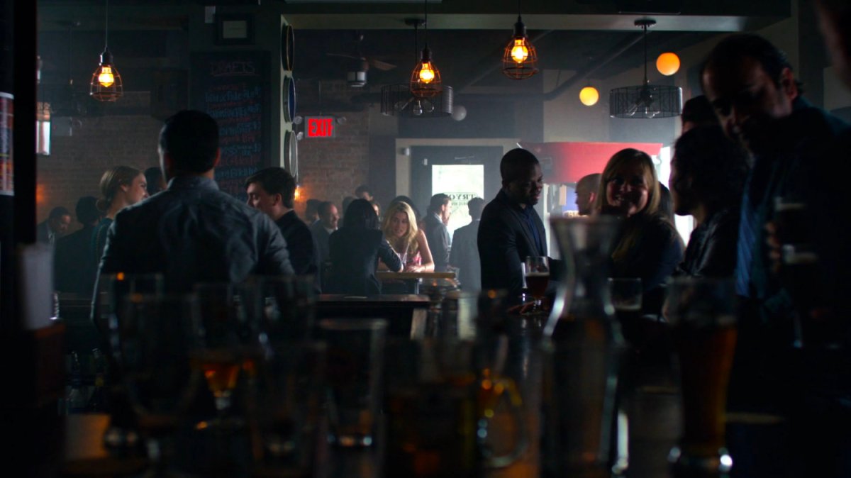 Interior of Tryon Public House bar.
