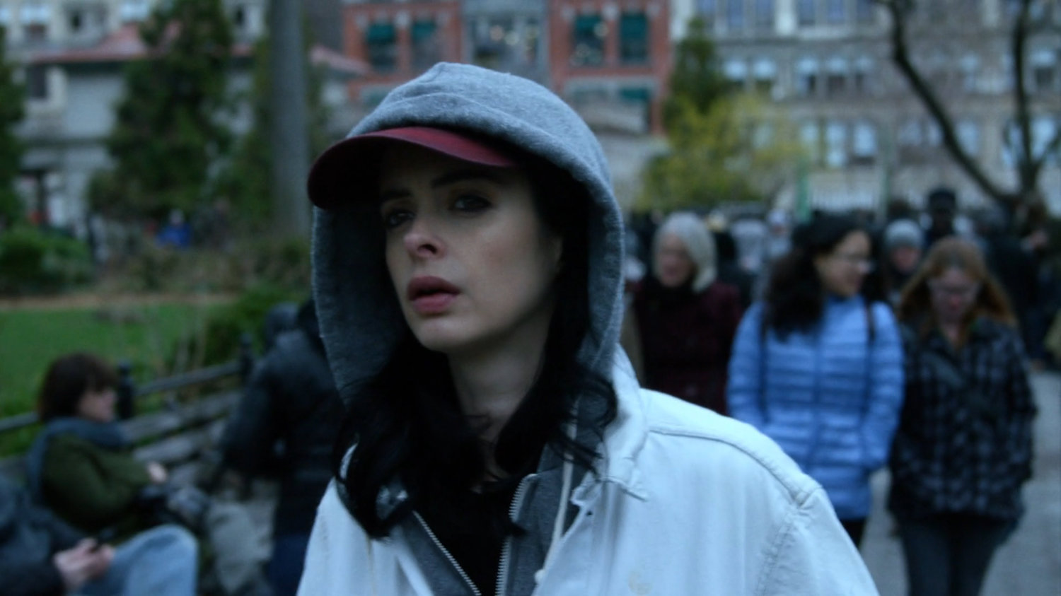 Jessica in Union Square Park.