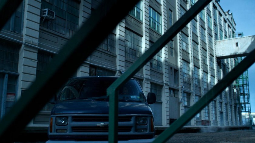 Van pulling into decommissioned CDC facility.