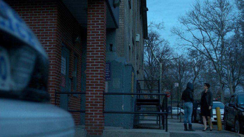 Jessica and Jeri in front of Northeastern Correctional Facility.