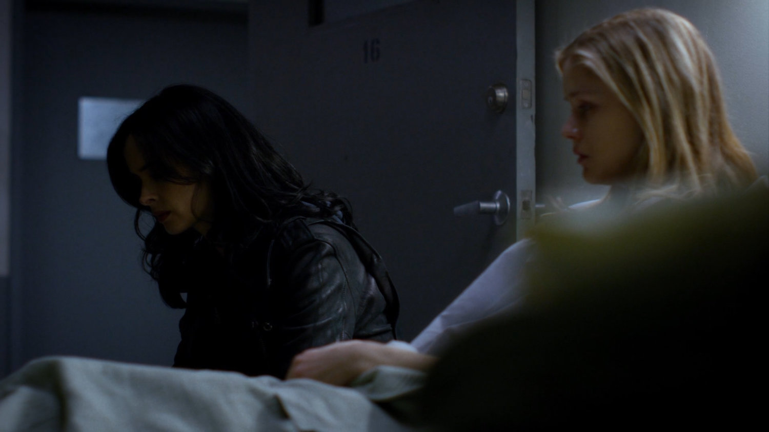 Jessica and Hope in infirmary of Northeastern Correctional Facility.