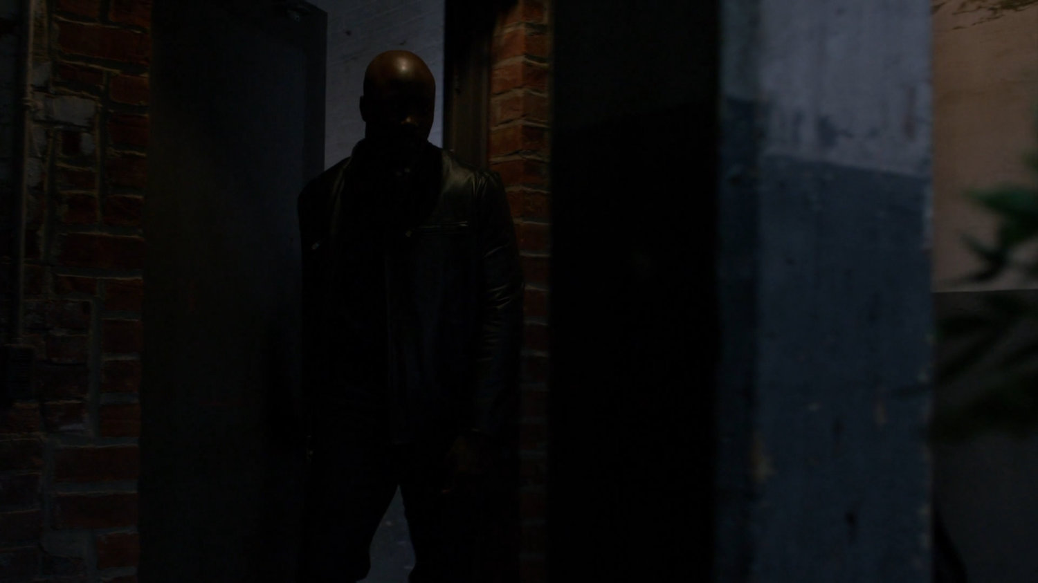 Luke walking through the warehouse.