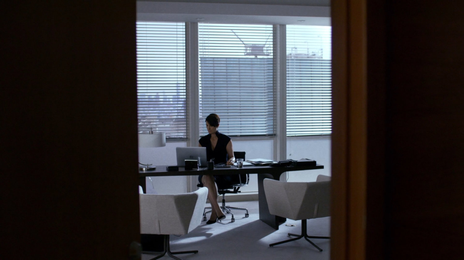 Jeri Hogarth in her office.