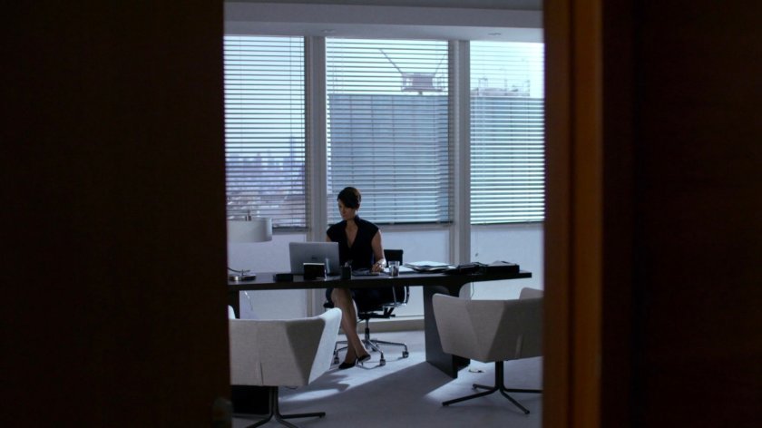 Jeri Hogarth in her office.