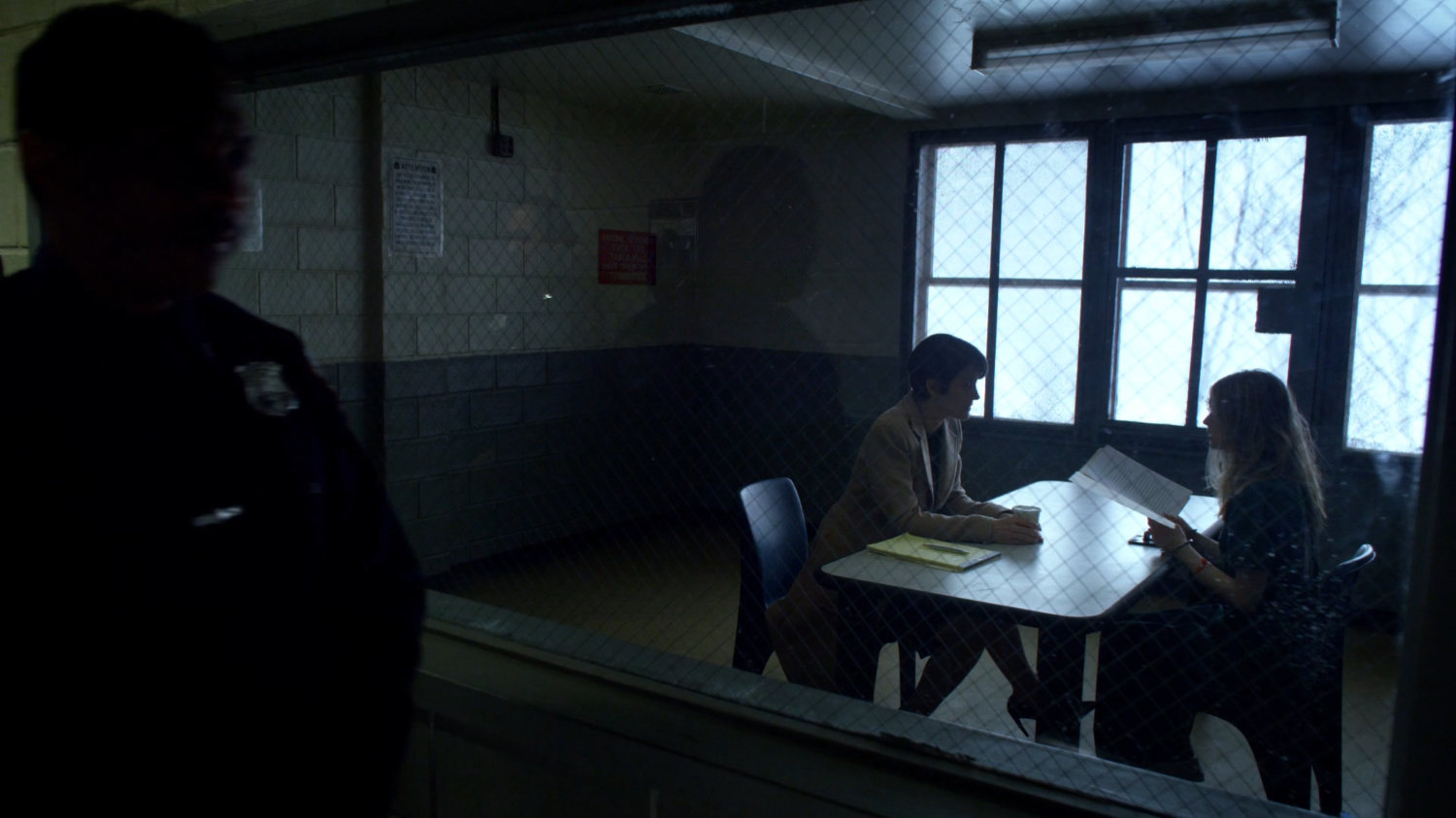 Jeri and Hope in Northeastern Correctional Facility.