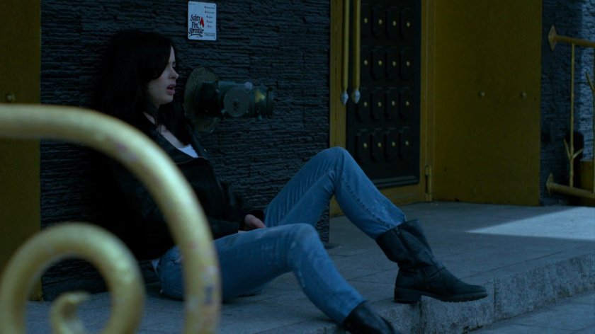 Jessica outside the Old Morgue.