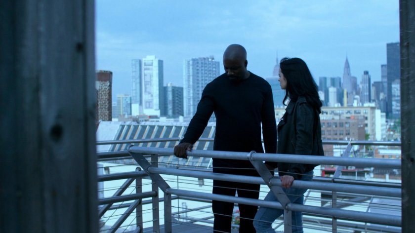 Jessica and Luke on the roof of building across from Zalk Biochemical Technologies.