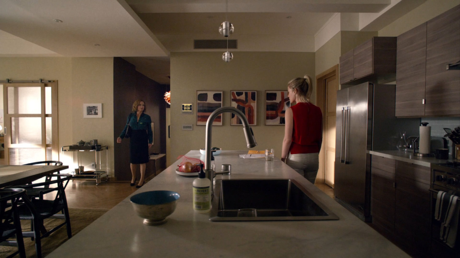 Trish and Dorothy in Trish's apartment.