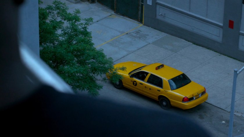 Taxi cab pulls up outside Zalk Biochemical Technologies.