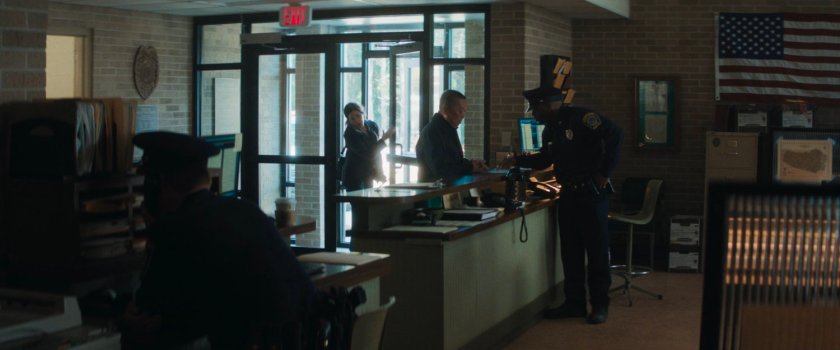 Agnes entering Westview police department.