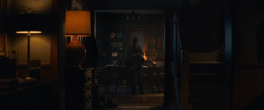 Agnes in her living room.