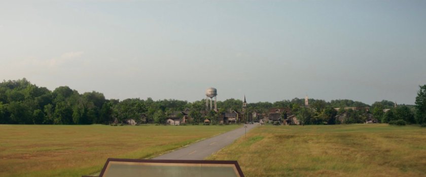 Road into Westview, New Jersey.