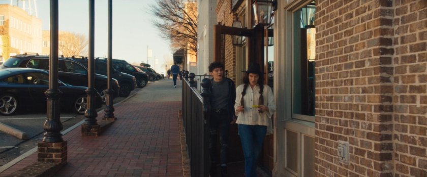 Teen and Agatha leaving Kale Kare store.