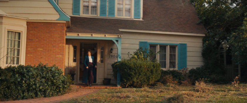 Agatha outside her house in Westview.