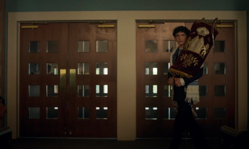 William Kaplan in the Eastview Synagogue.