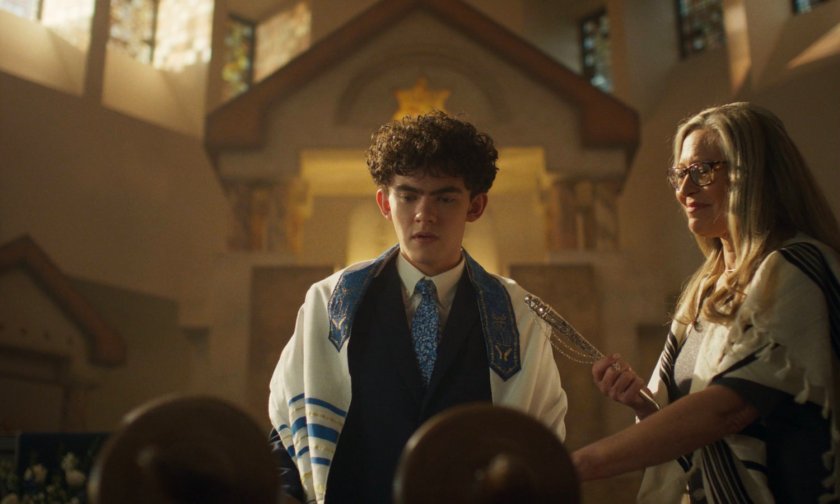 William Kaplan in the Eastview Synagogue.