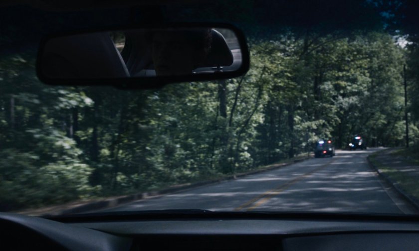 Two police cars on Eastview road.