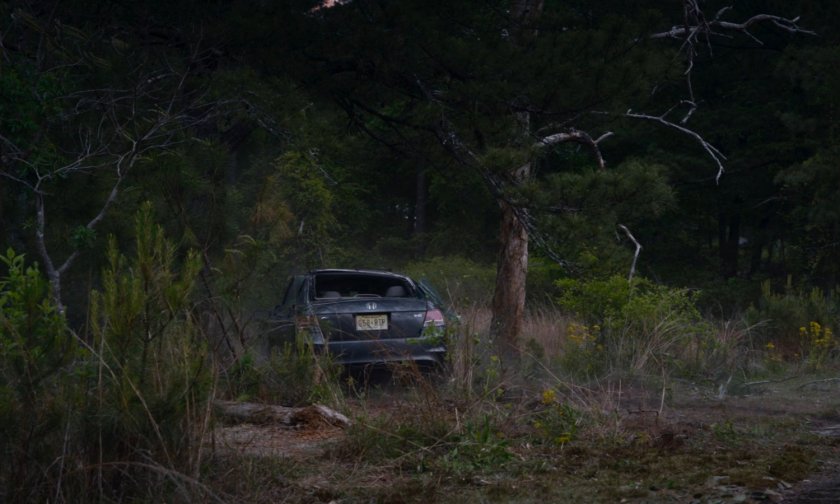 Kaplan car skids off Eastview road, hitting tree..
