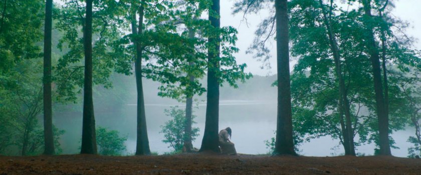 Agatha by a foggy New England lake, 1750.