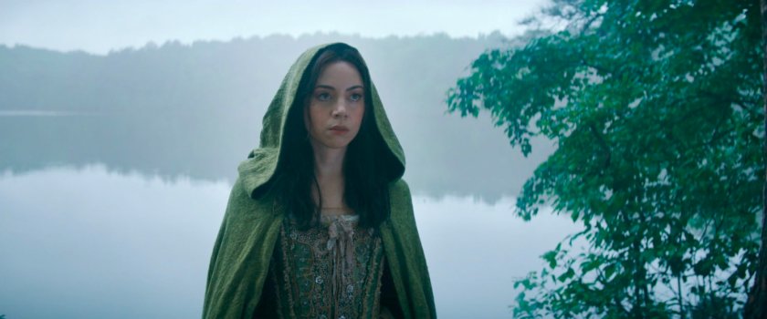 Rio Vidal by a foggy New England lake, 1750.