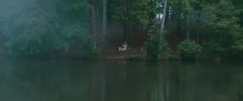 Agatha by a foggy New England lake, 1750.