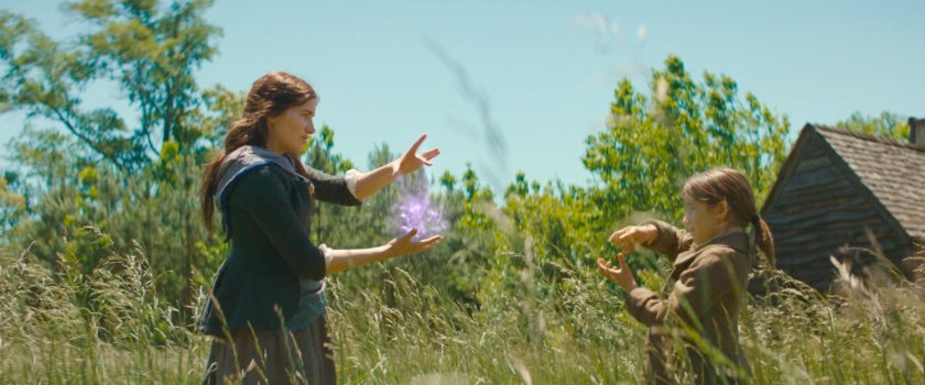 Nick and Agatha in New England field, 1756.