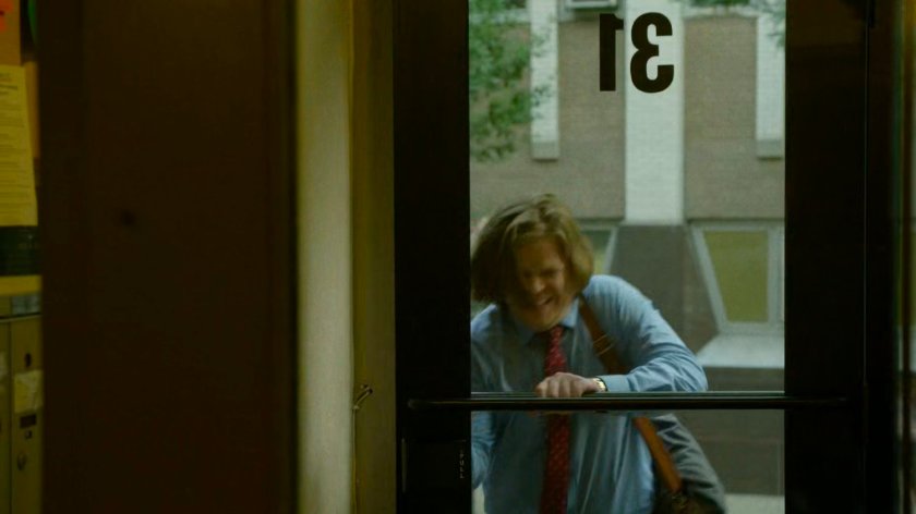 Foggy gaining access to a building.