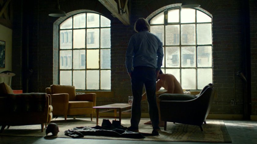 Matt and Foggy in Matt's apartment.