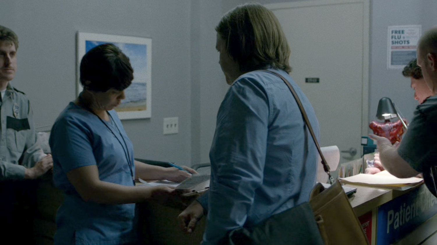 Foggy asks about the location of Claire in Metro-General emergency room.