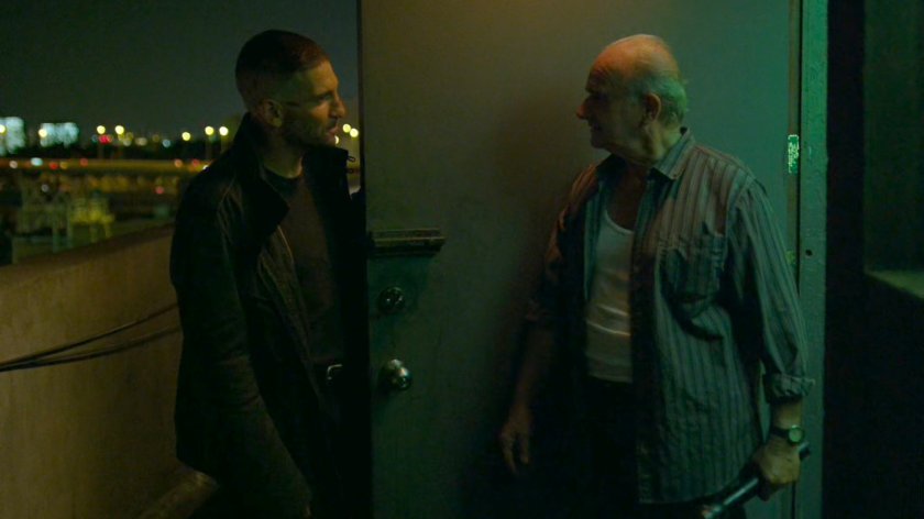 Frank and Jerry on the roof of a building.