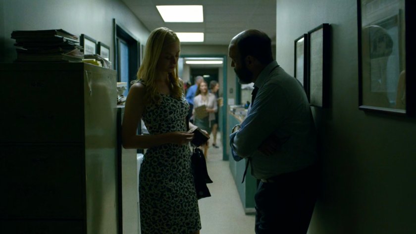 Karen and Ellison in the New York Bulletin bullpen.