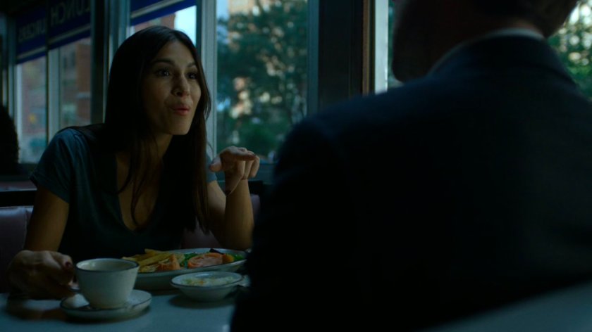 Elektra and Matt in the Square Diner.