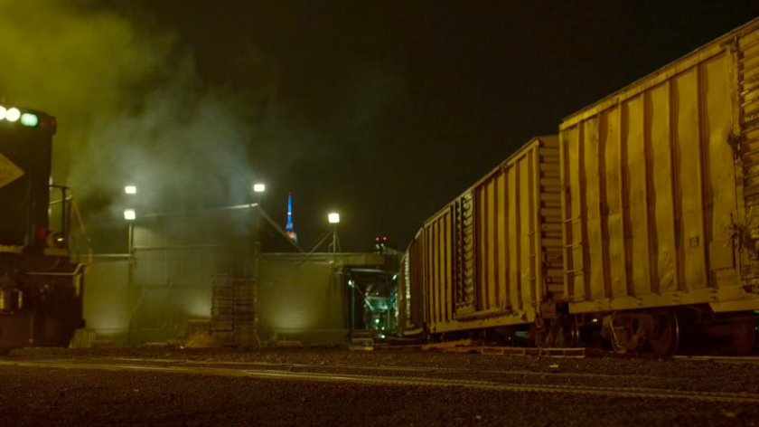 Train at the Bay Ridge Rail Yard.