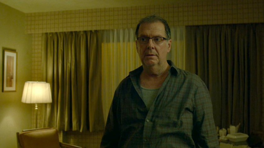 Doctor Tepper in his motel room.