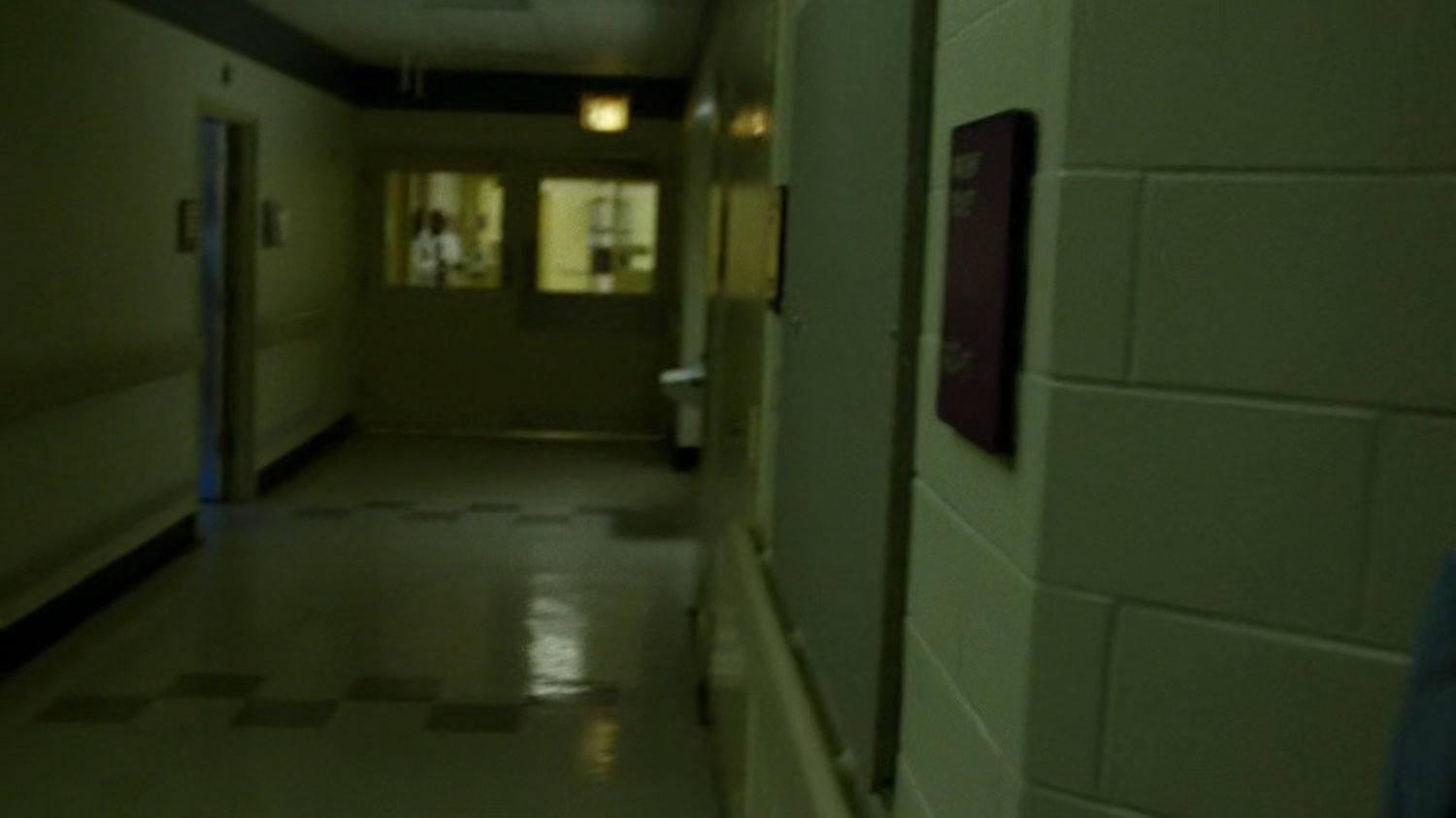 A hallway in the remodeled wing of Metro-General.