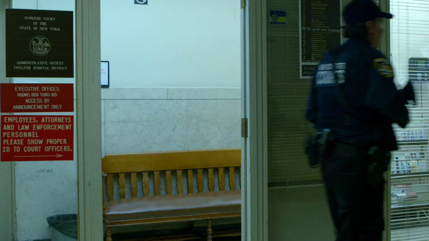 A doorway in the Supreme Courts building.