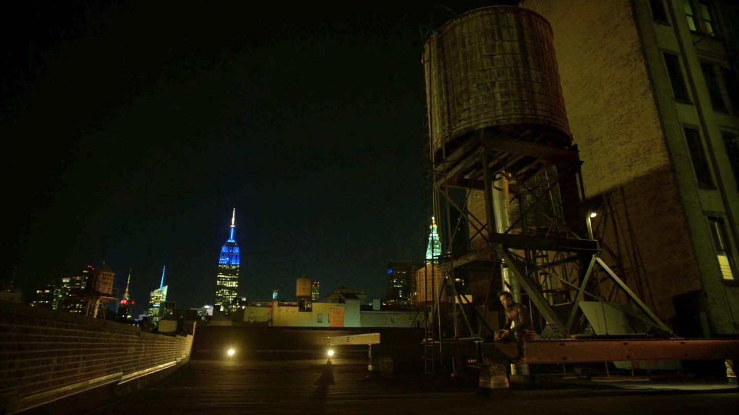 Matt on the roof of Metro-General hospital.