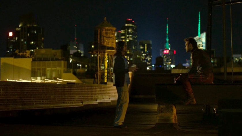 Claire and Matt on the roof of Metro-General hospital.