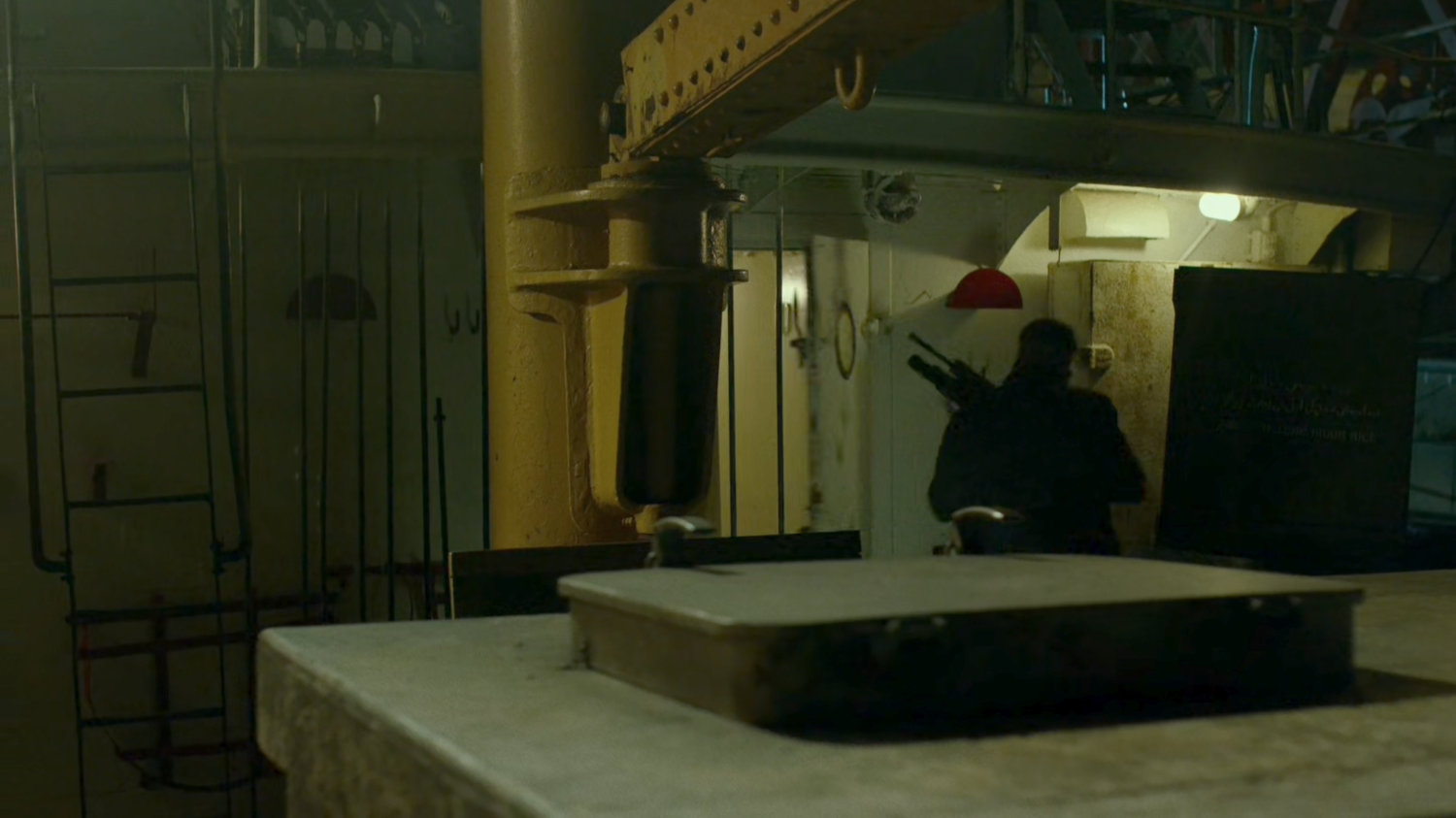 Frank Castle on the Blacksmith's boat at Pier 81.