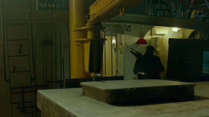 Frank Castle on the Blacksmith's boat at Pier 81.