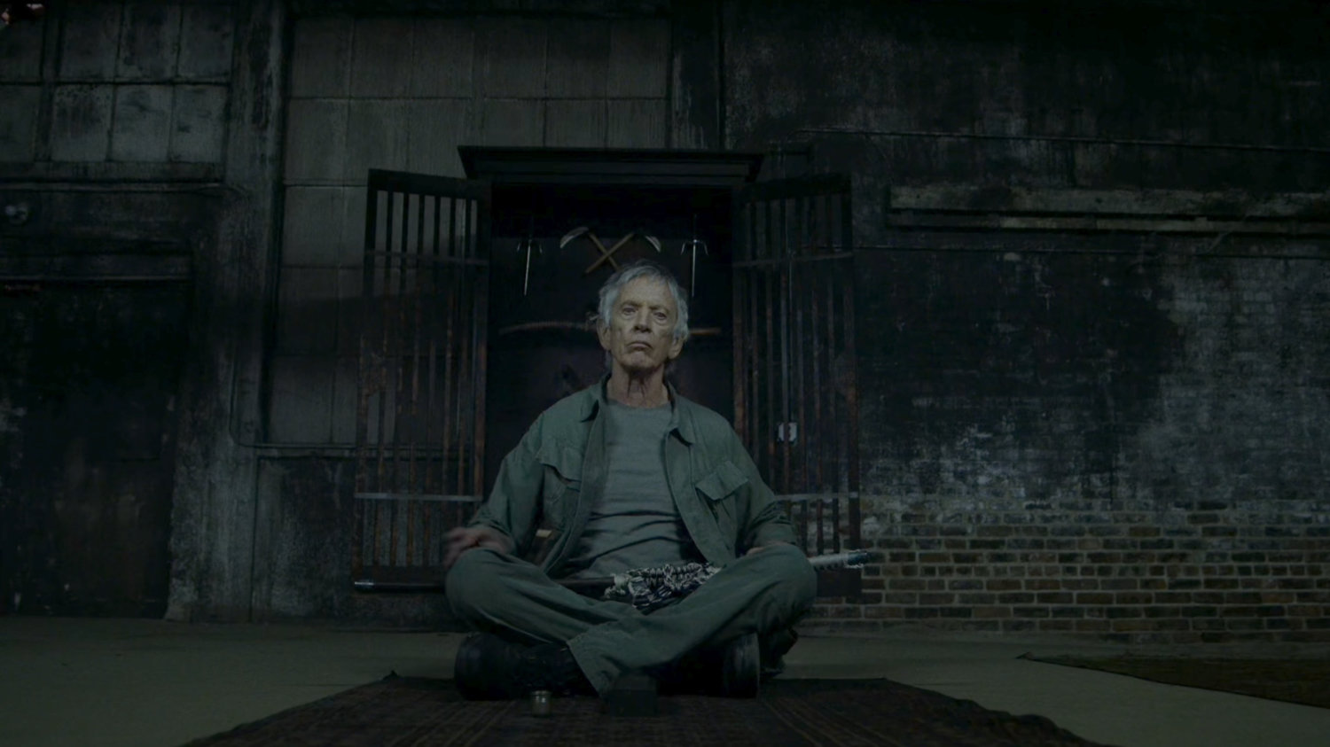 Stick meditating in the Chaste headquarters.