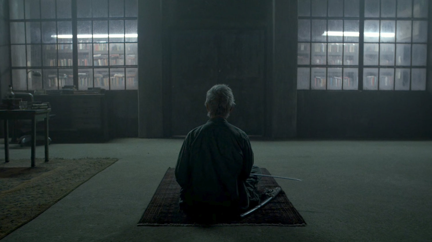 Stick meditating in the Chaste headquarters.