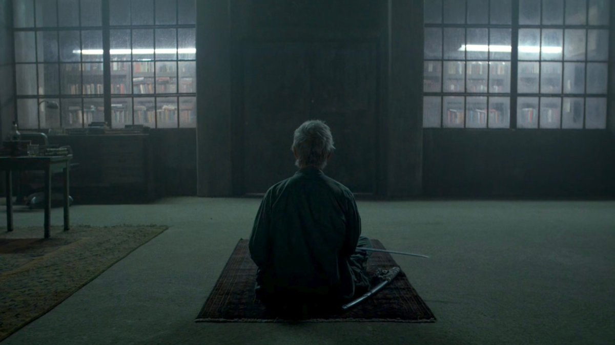 Stick meditating in the Chaste headquarters.