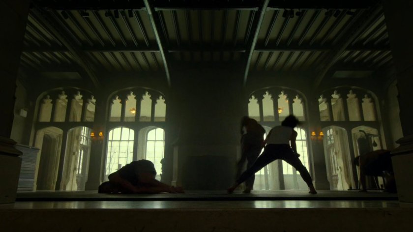Young Elektra trains in the Chaste mansion.