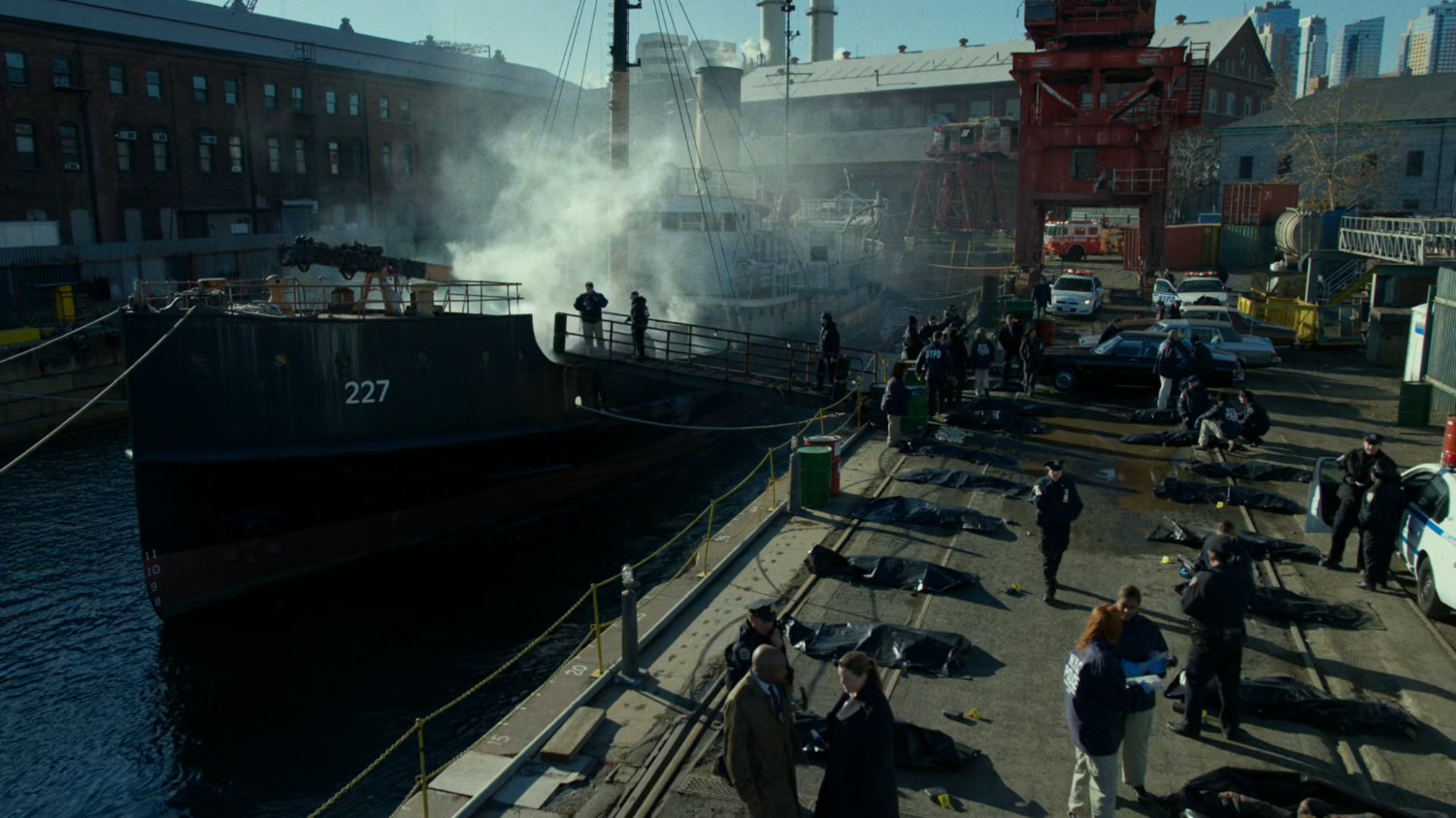 Aftermath of ship explosion at Pier 81.