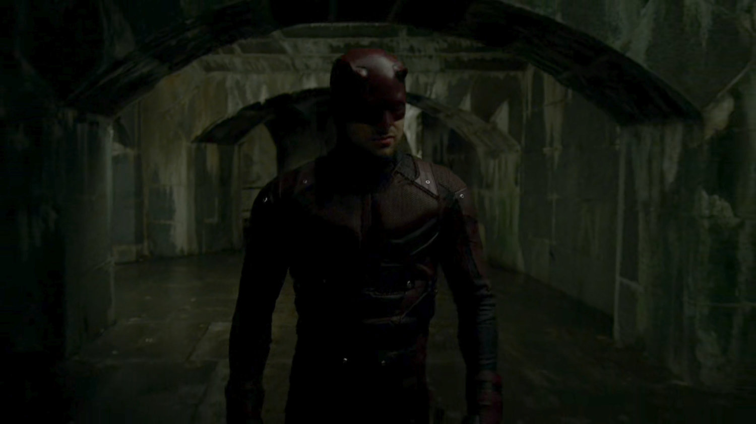 Matt walking through an abandoned tunnel.