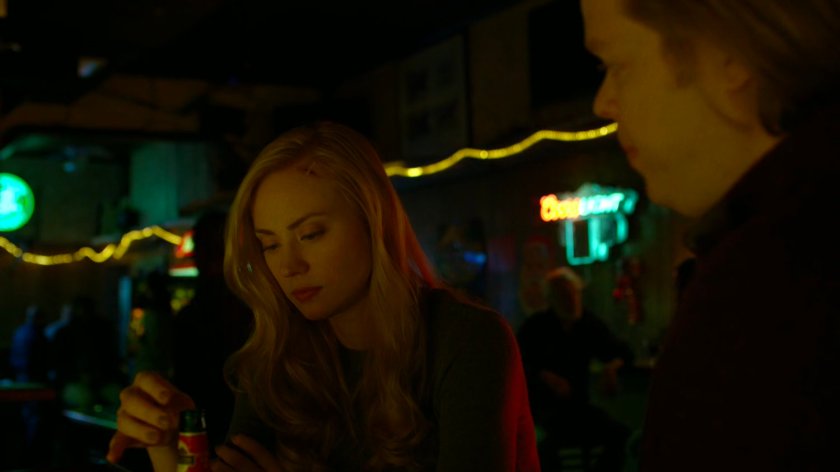 Karen and Foggy in Josie's bar.