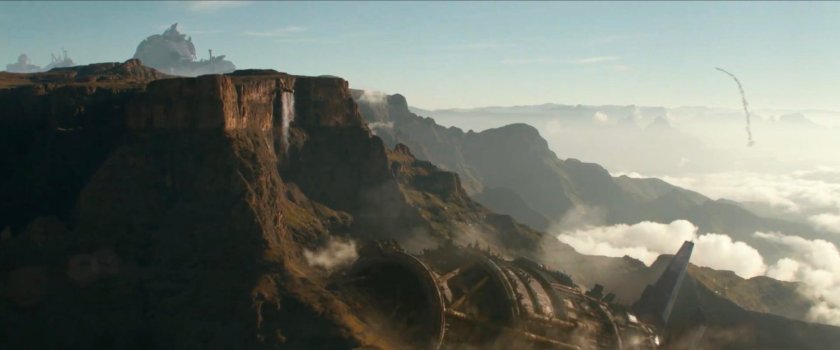 Aerial view of Mesa in the Void.