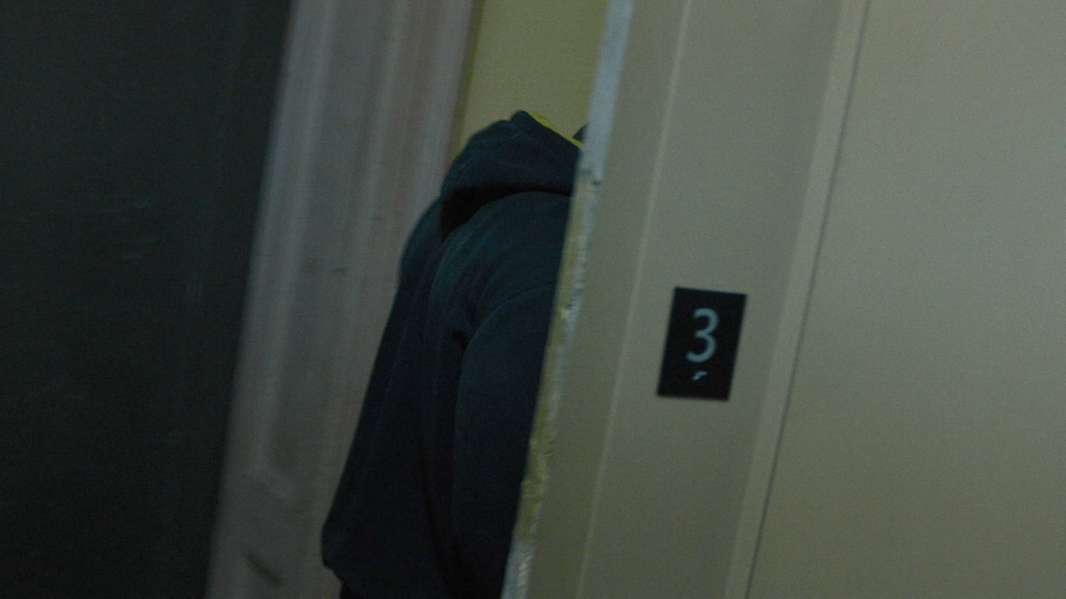 Luke leaving Cole Miller's apartment.