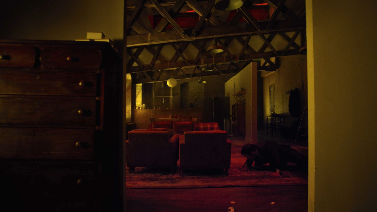 Interior of Matt Murdock's apartment.